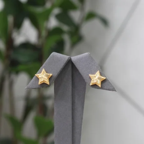 Star Glitter Gold Alternative Earring