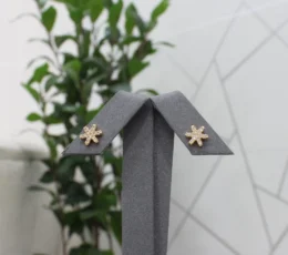 Star Glitter Gold Plated Alternative Earrings