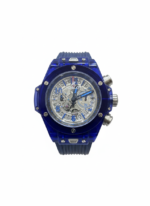 Hublot Inspired Transparent Skeleton Watch