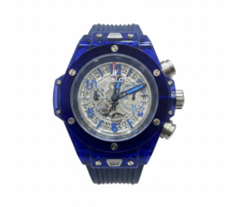 Hublot Inspired Transparent Skeleton Watch