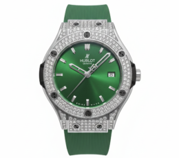 Hublot Diamond-Accented Inspired Luxury Timepiece