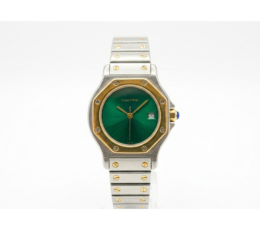 Cartier Santos Octagon Heritage Edition – Emerald Green Dial
