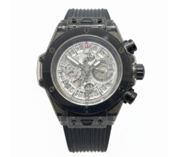 Hublot Inspired Transparent Skeleton Watch