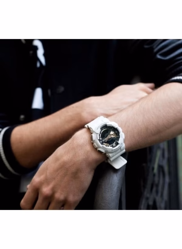 G-Shock GA-110RG-7A Black-white Gold Watch - Image 5