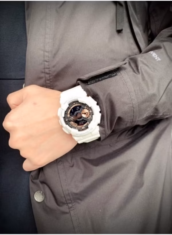 G-Shock GA-110RG-7A Black-white Gold Watch - Image 4