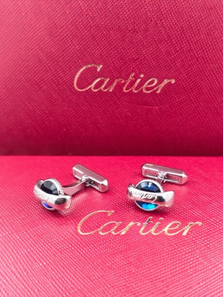 Cartier Cartier Blue Crystal Bar Cufflinks