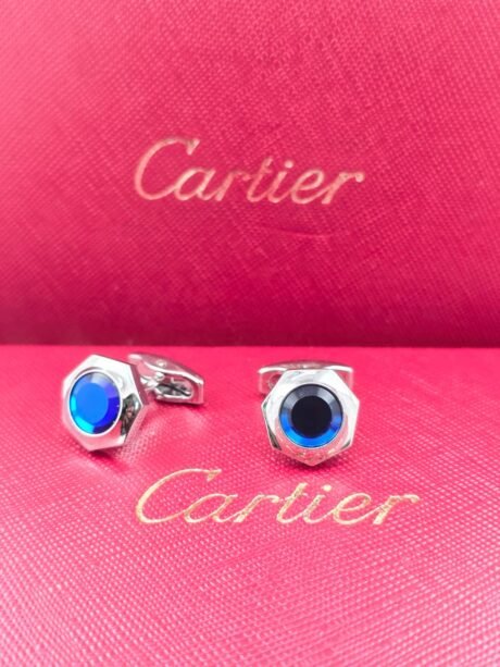 Cartier Cartier Blue Stone Hexagonal Cufflinks