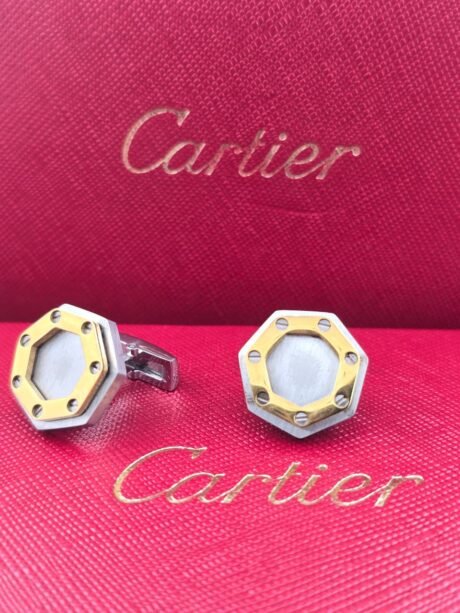 Cartier Cartier Dual-Tone Hexagon Cufflinks