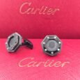 Cartier Cartier Matte Black Hexagon Cufflinks