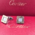 Cartier Cartier Santos-Inspired Square Screw Motif Cufflinks