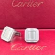 Cartier Cartier Square Minimalist Stainless Steel Cufflinks