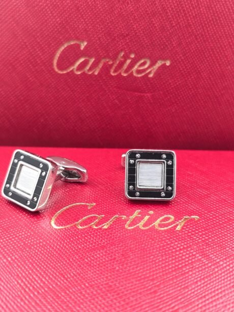 Cartier Cartier Square Screw Design Cufflinks