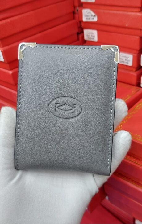 Cartier Grey Card Holder
