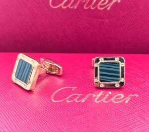 Cartier Inspired Signature Frame Cufflinks