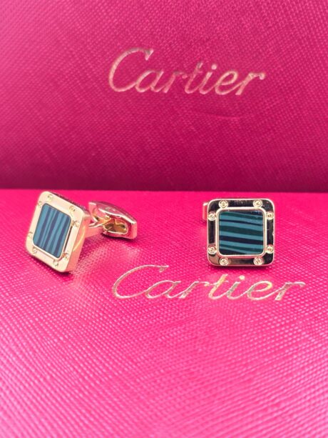 Cartier Inspired Signature Frame Cufflinks