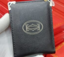 Cartier Style Black Card Holder – Premium Slim Wallet