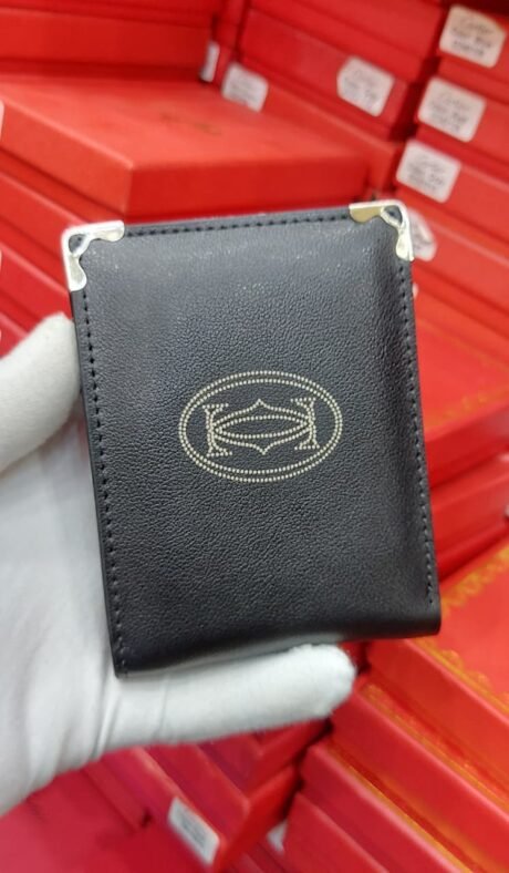 Cartier Style Black Card Holder