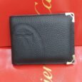 Cartier Style Black Wallet