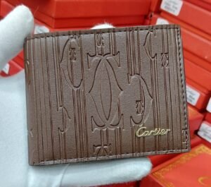Cartier Style Brown Wallet