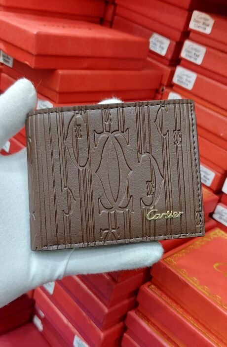 Cartier Style Brown Wallet