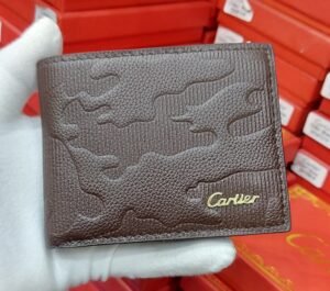Cartier Style Brown Wallet
