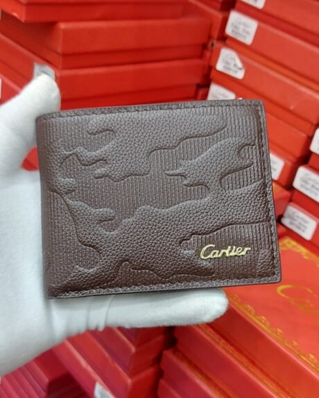 Cartier Style Brown Wallet
