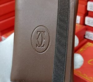 Cartier brown strap wallet