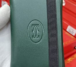 Cartier style green wallet