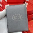 Cartier style grey card holder
