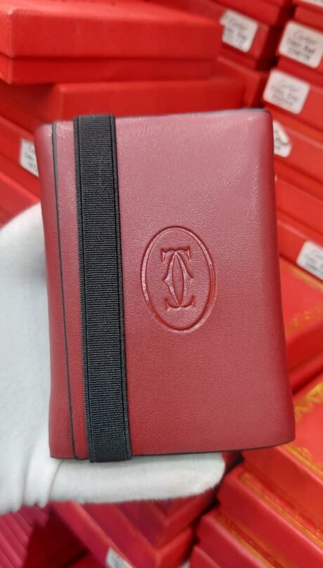 Cartier style red wallet