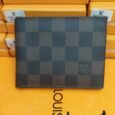 LV Style Checkered Wallet