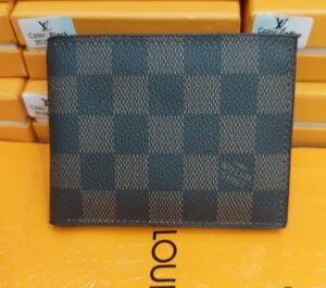 LV Style Checkered Wallet