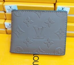 LV grey monogram wallet