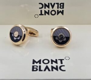 Montblanc Montblanc Half-Moon Gold Cufflinks