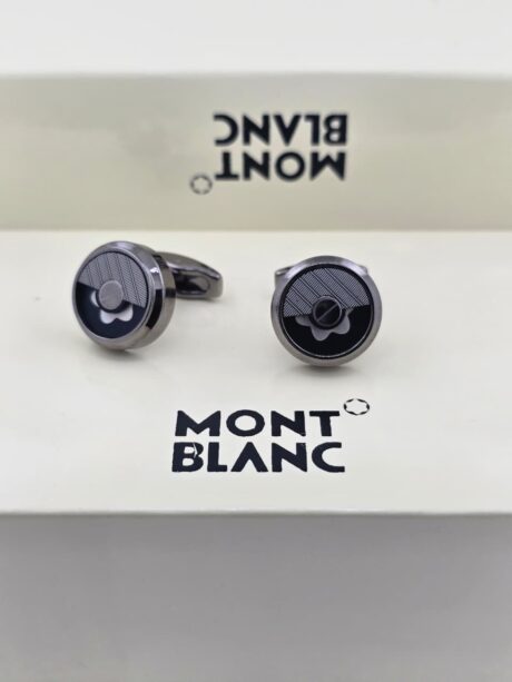 Montblanc Montblanc Half-Moon Pattern Cufflinks