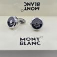 Montblanc Montblanc Half-Textured Black Dial Cufflinks