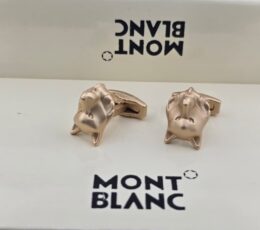 Montblanc Montblanc Panther Head Cufflinks – Rose Gold Luxury Designer Cufflinks for Men