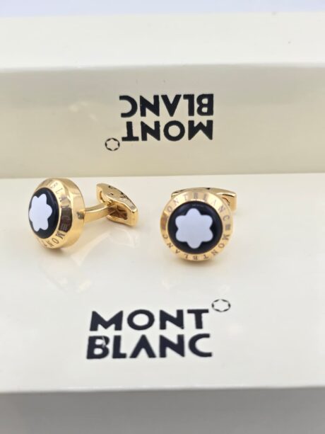 Montblanc Montblanc Star Emblem Gold Cufflinks