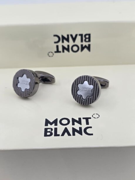 Montblanc Montblanc Star Emblem Textured Cufflinks