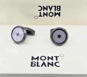 Montblanc Montblanc Wave Star Silver Cufflinks