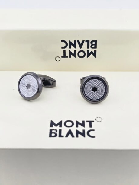 Montblanc Montblanc Wave Star Silver Cufflinks