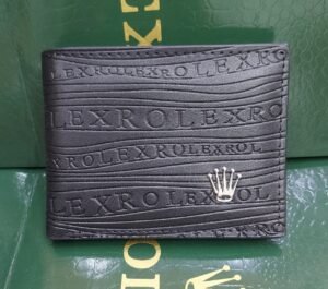 Rolex Style Brown Wallet