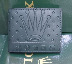 Rolex Style Green Wallet