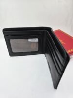 Cartier Black Textured Leather Wallet For Men - Image 2