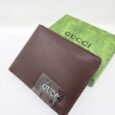 Gucci Leather Wallet – Brown Slim Designer Wallet