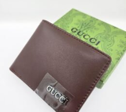 Gucci Leather Wallet – Brown Slim Designer Wallet