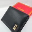 Cartier Leather Wallet – Black Slim Luxury Wallet