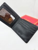 Cartier Black Textured Leather Wallet For Men - Image 3