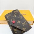 Louis Vuitton Victorine Wallet Giant Monogram Red Snap