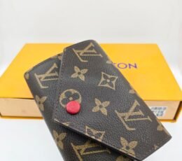 Louis Vuitton Victorine Wallet Giant Monogram Red Snap